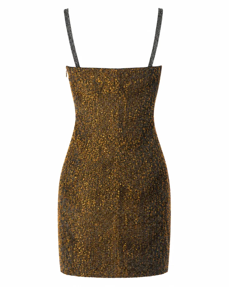 Missoni Sequin Embellished Dress — Gold Gold