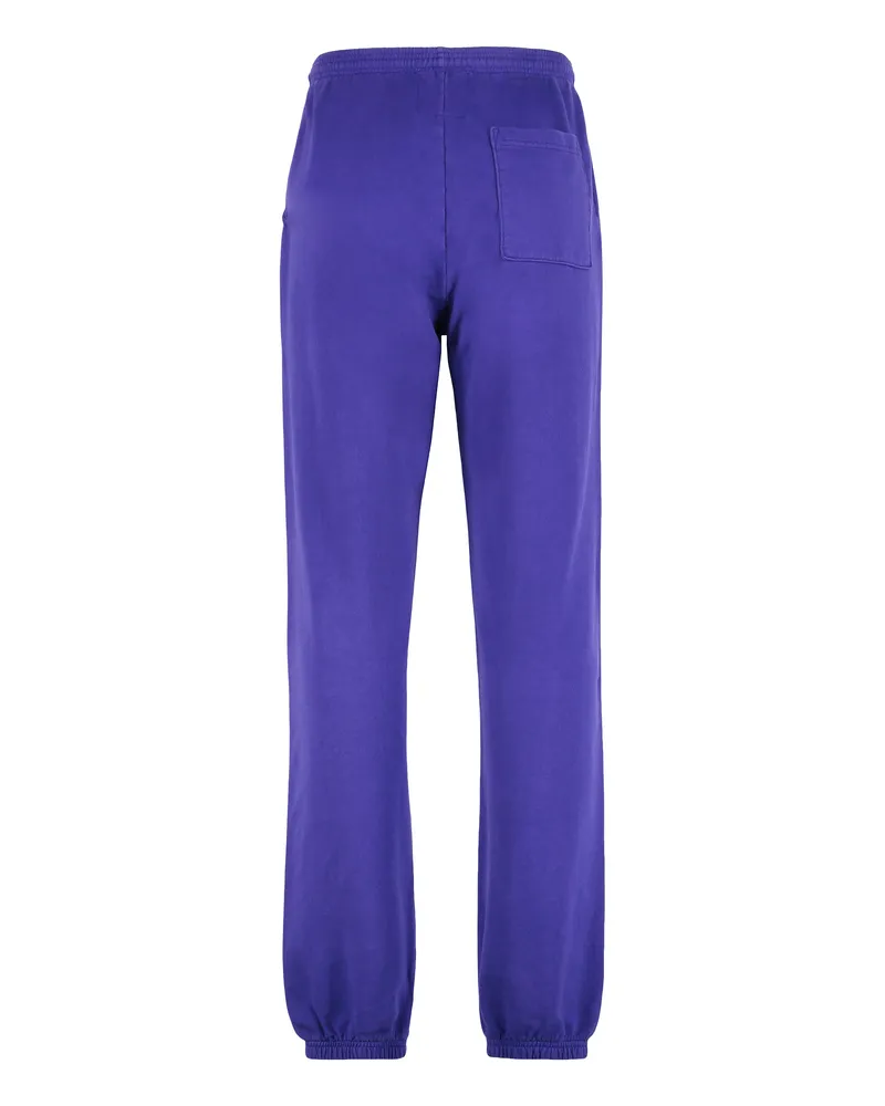 Local Authority Men's Purple Cotton Track Pants Purple