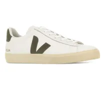 Women's White Leather Campo Sneakers Extwhikak