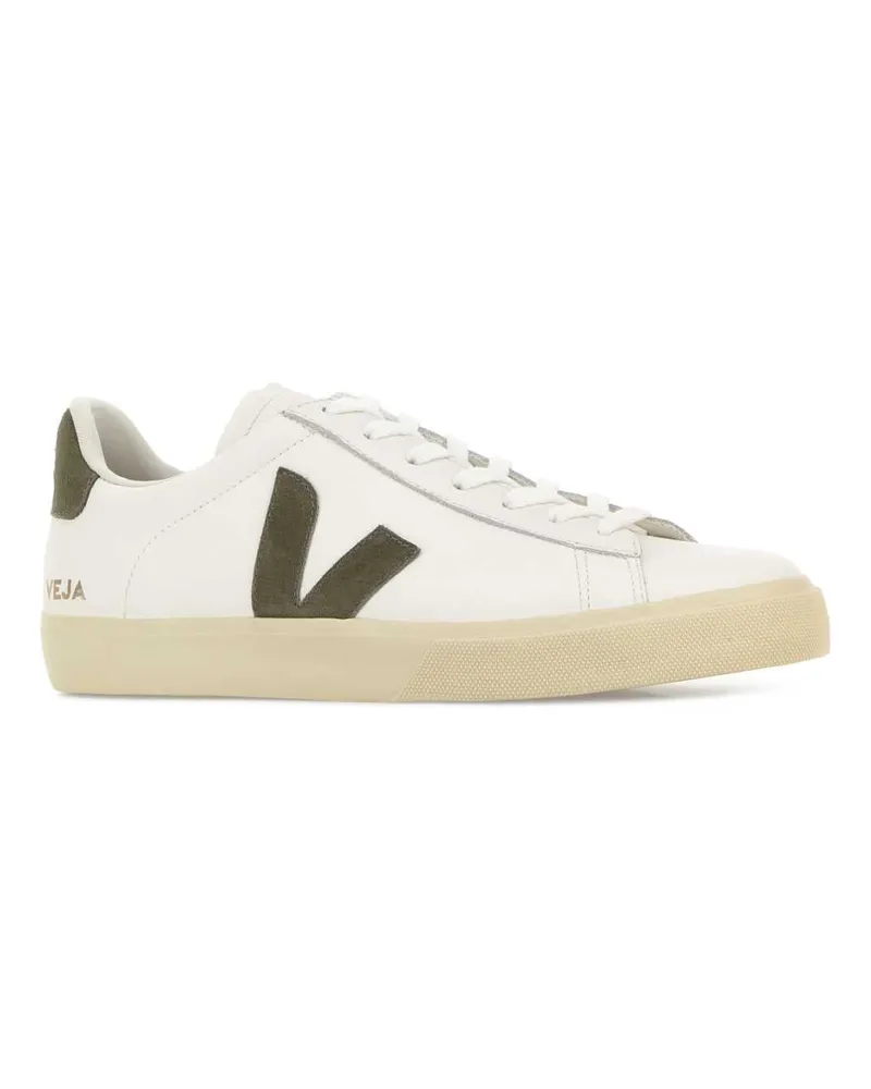 VEJA Women's White Leather Campo Sneakers Extwhikak White
