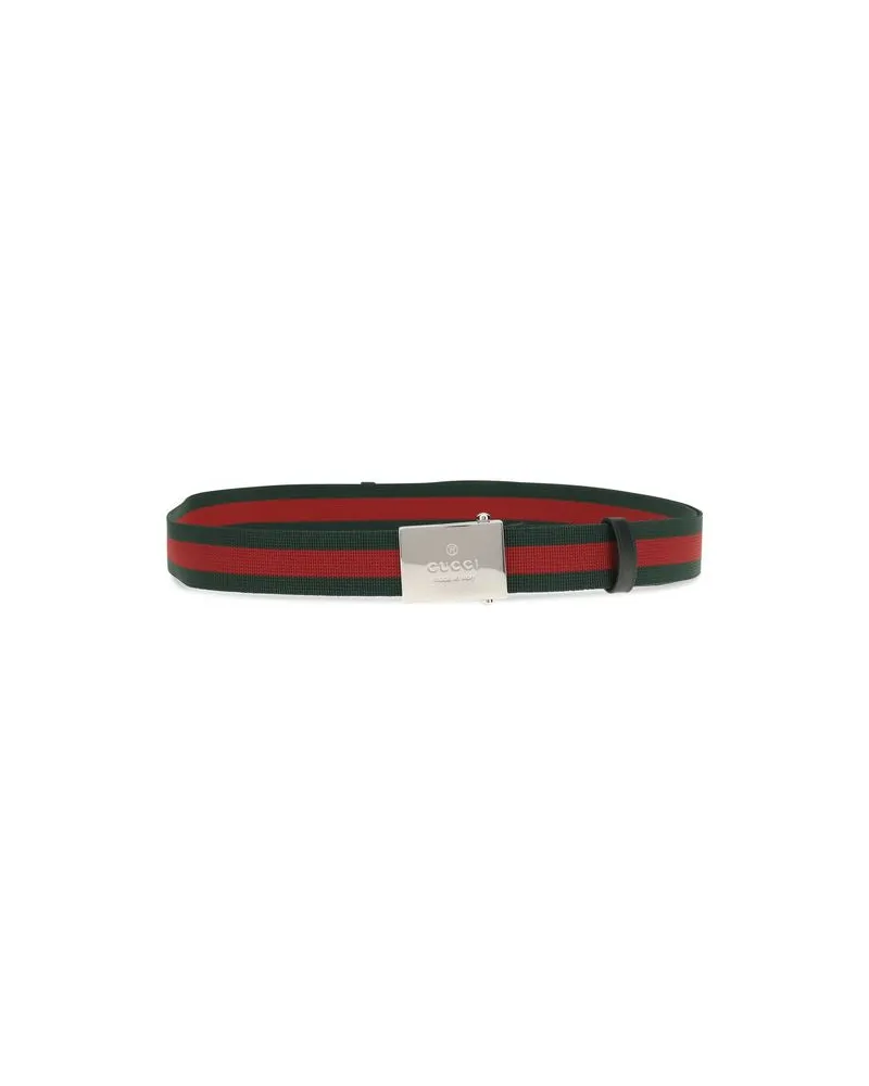 Gucci Web Ribbon Belt — Multicolor Multicolor