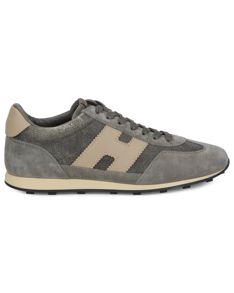Hogan Men's Trainers Grey Polyamide Sneaker Gray