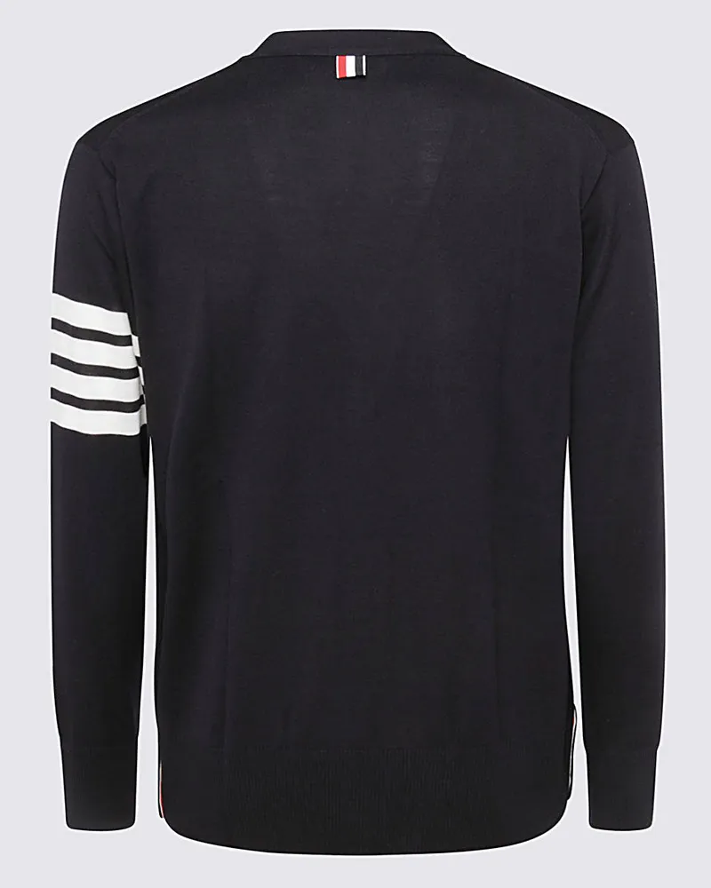 Thom Browne Men's Sweaters Navy _wv Navy