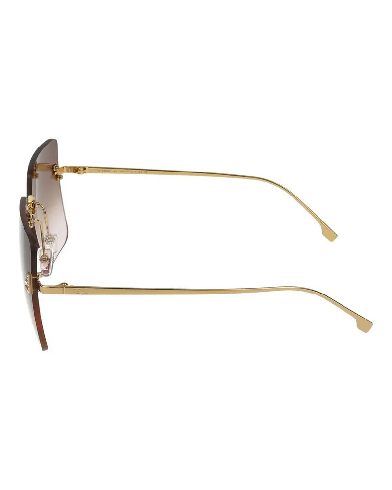 Fendi Unisex Sunglasses Maison  Fe4082us 30t 15-135 Standard Gold