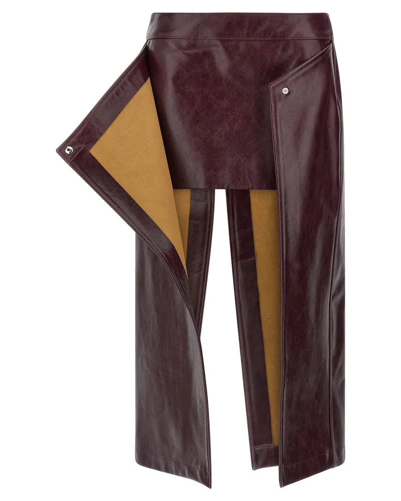 ARMARIUM Ember Skirt — Burgundy Burgundy