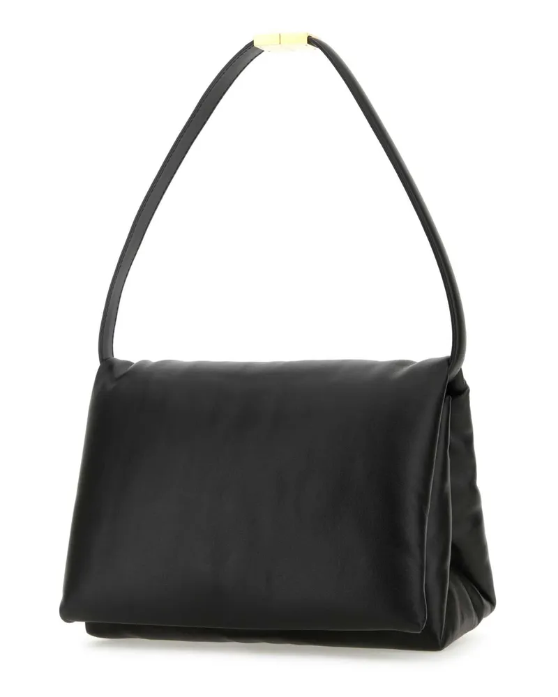 Marni Women's Black Leather Shoulder Bag 00n99 Borse A Mano Black
