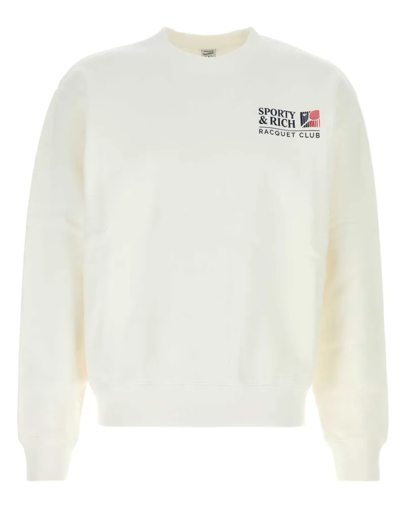 SPORTY & RICH Crewneck Sweatshirt — White White