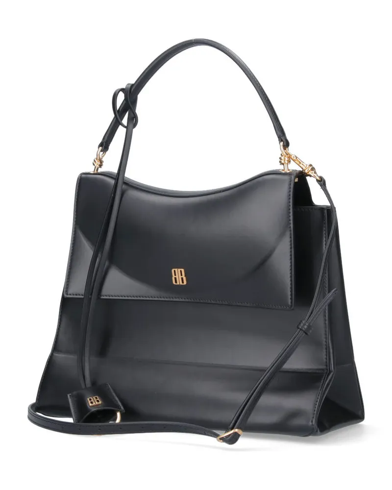 Balenciaga Women's Bags Black Calf Leather Black