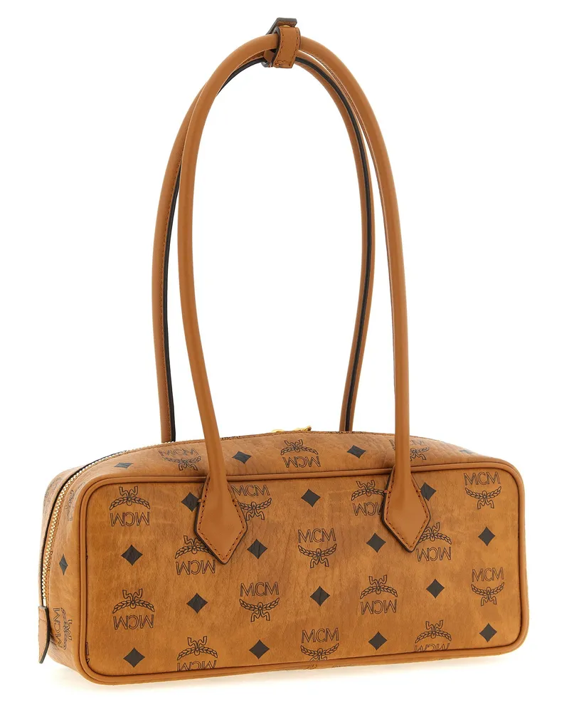 MCM Aren Shoulder Bag — Cognac Cognac