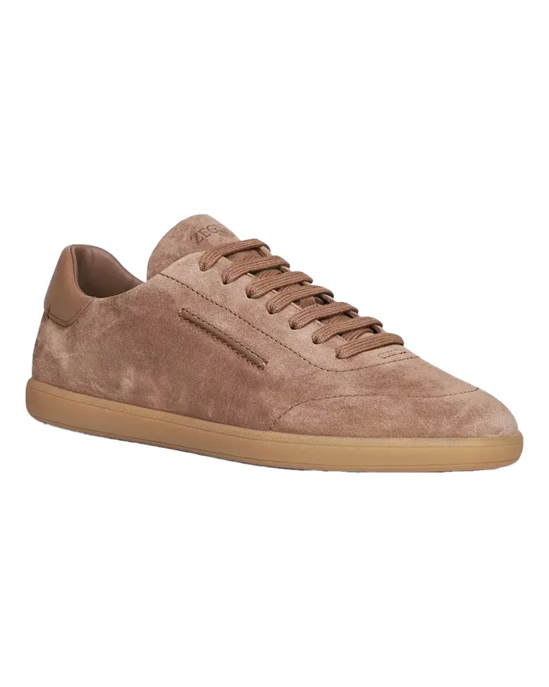 Ermenegildo Zegna Sneaker — Brown Brown