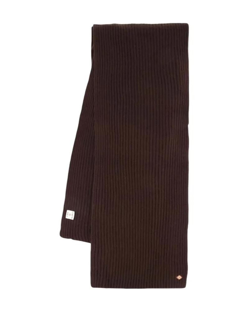 Casablanca Paris Unisex Classic Scarf -  Wool Brown Accessories Brown