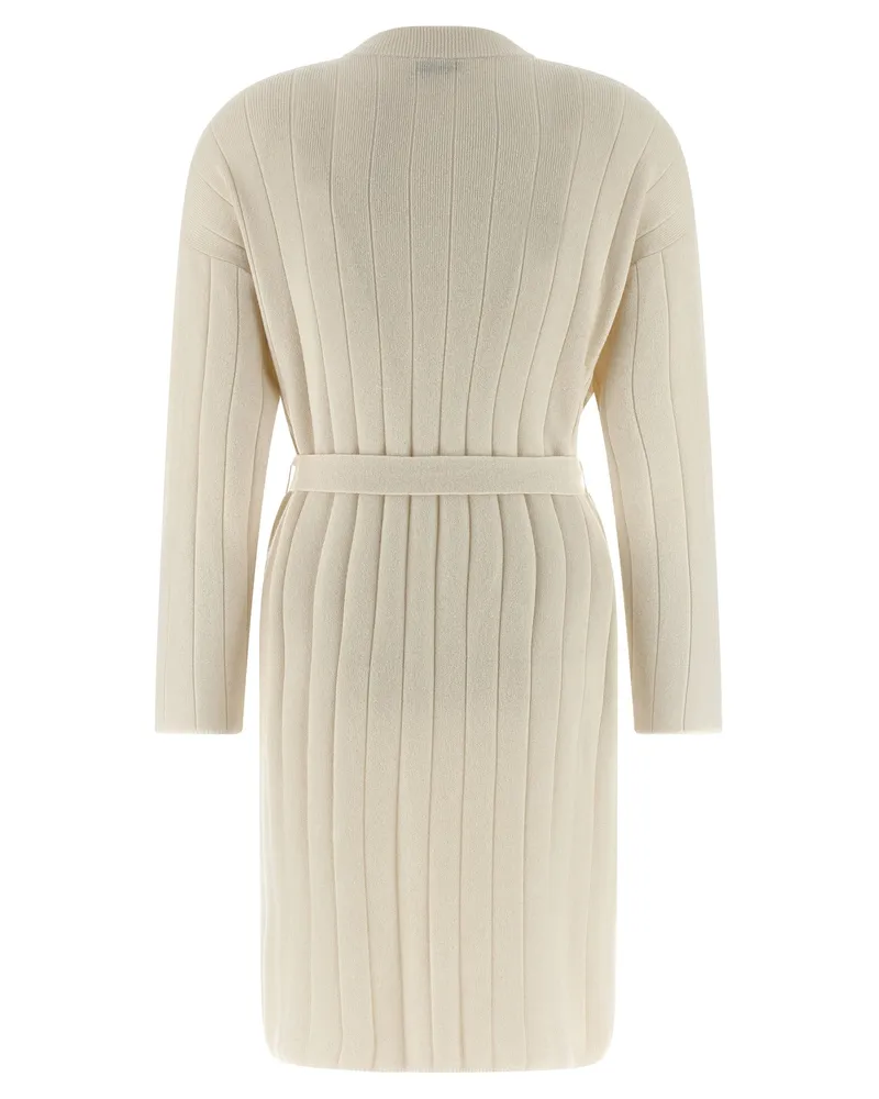Max Mara Women's White Cashmere Cardigan Clothing White