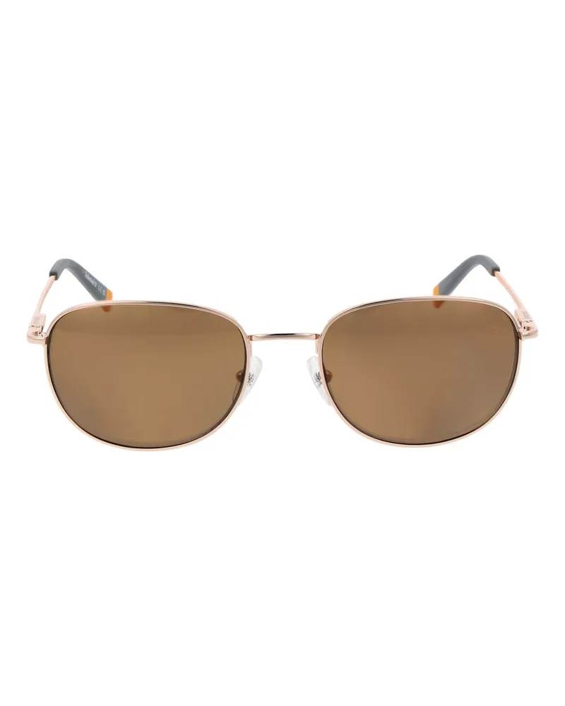 Timberland TI-1044767 Polarized Metal Sunglasses — Gold Gold