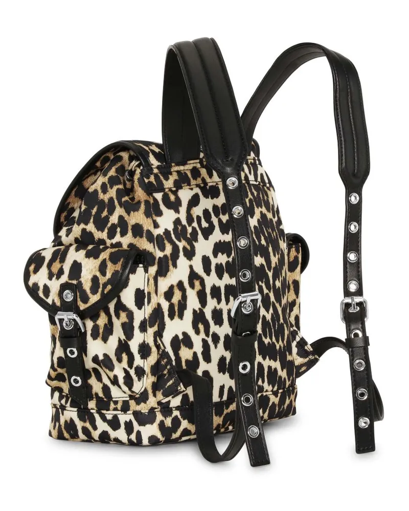 Ganni Bucky Backpack — Cream Cream