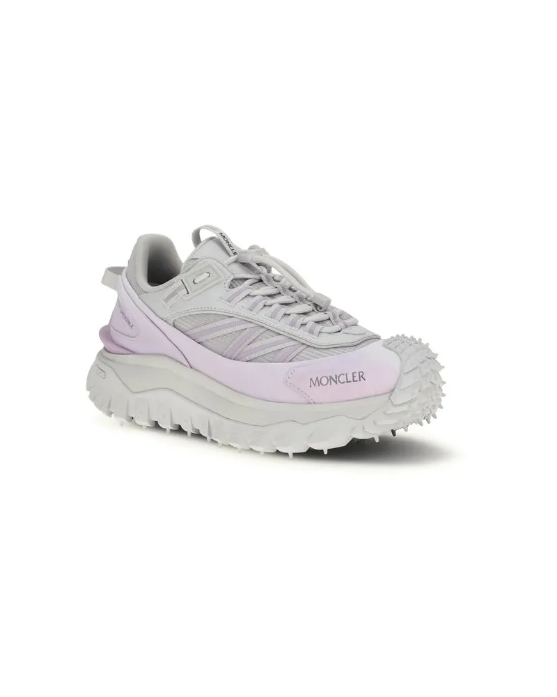 Moncler Women's Purple Polyester Athletic Sneakers Purple