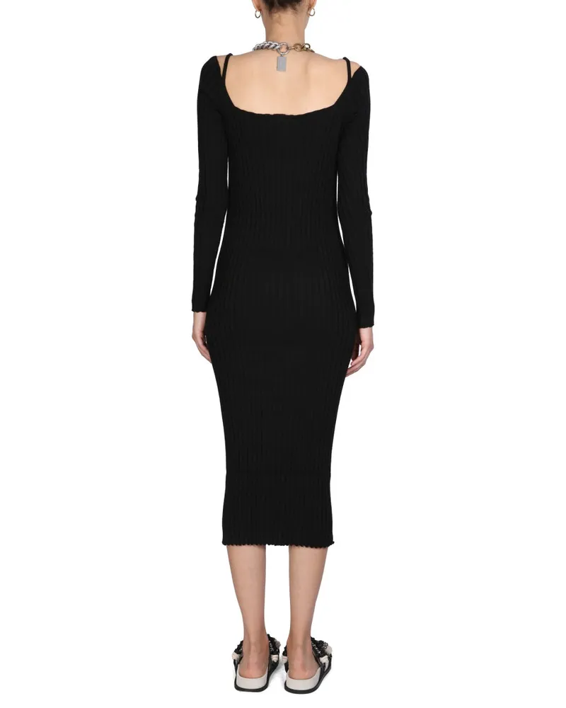 Philosophy Di Lorenzo Serafini Midi Dress — Black Black