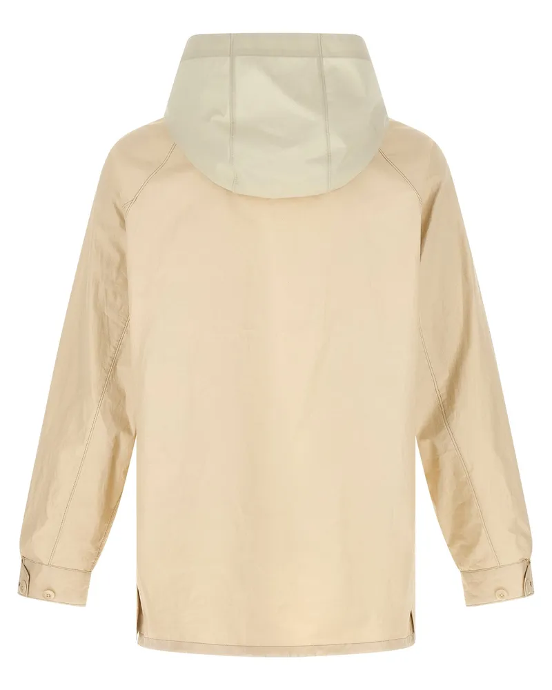 Christophe Lemaire Men's Beige Linen Shell Jacket Clothing Beige
