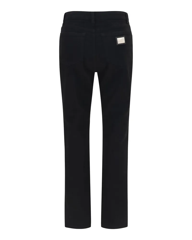 Dolce & Gabbana Five-Pocket Denim Jeans — Black 