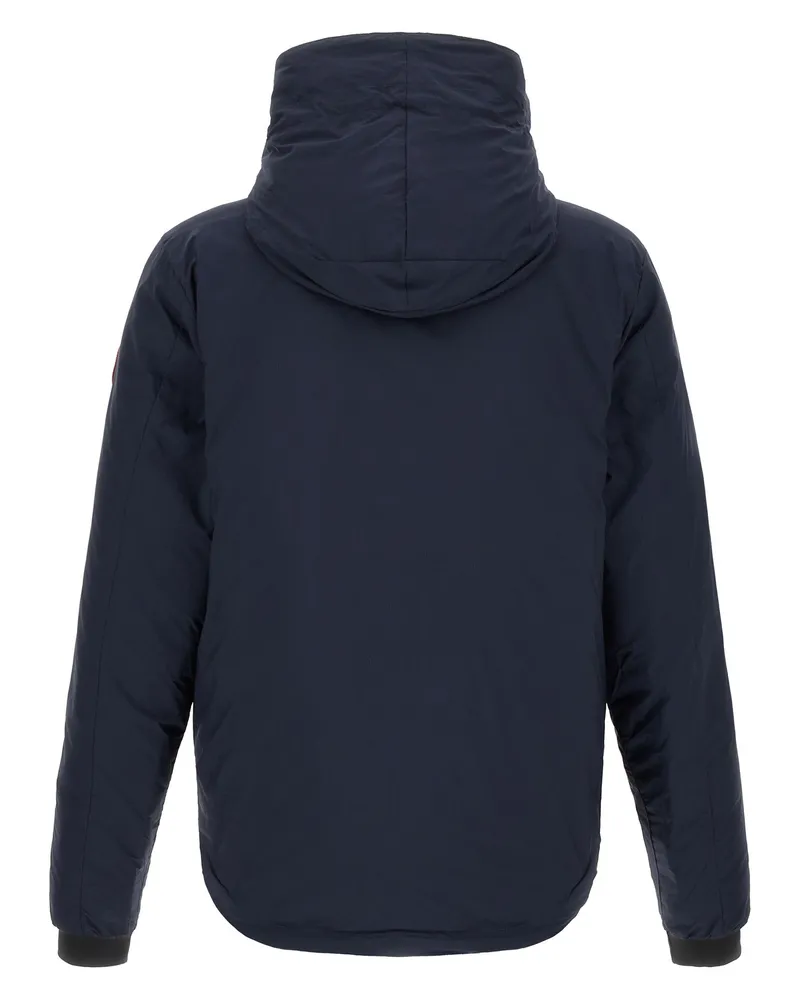 Canada Goose Men's Blue Polyamide Full-Length Jacket Clothing Navy