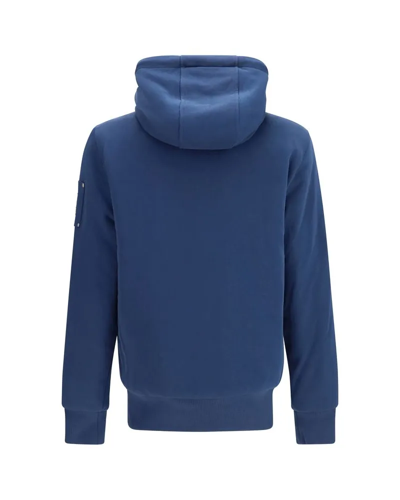 Moose Knuckles Hoodie — Blue Blue