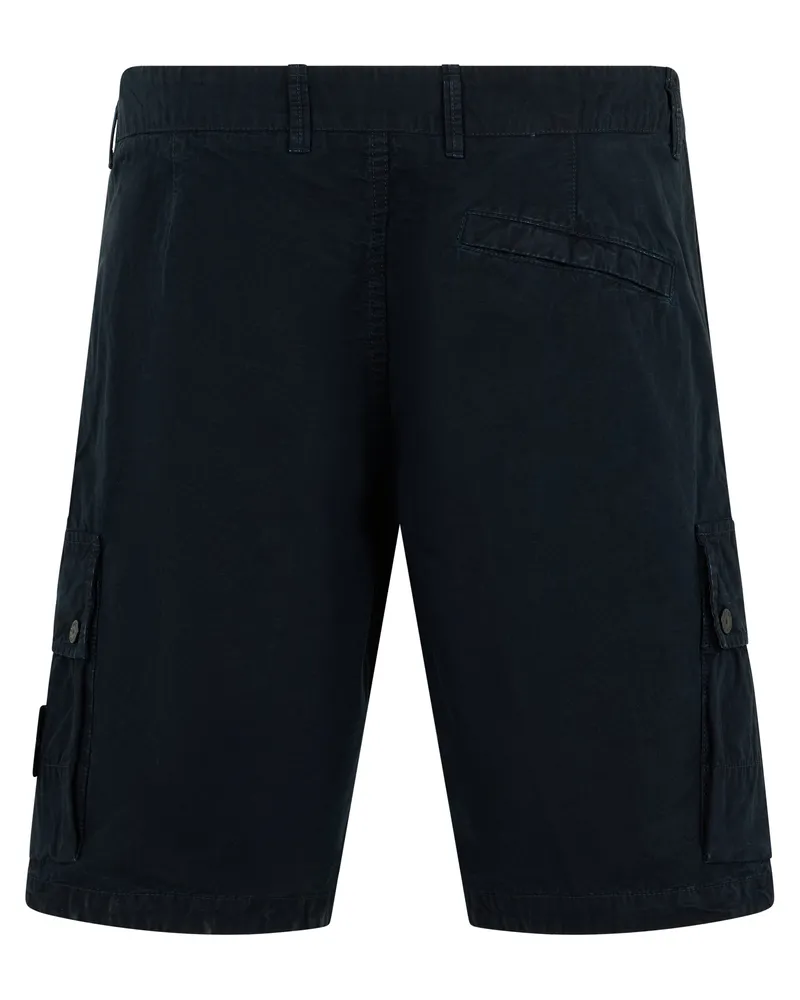 Stone Island Cotton Cargo Cargo Shorts — Blue Blue