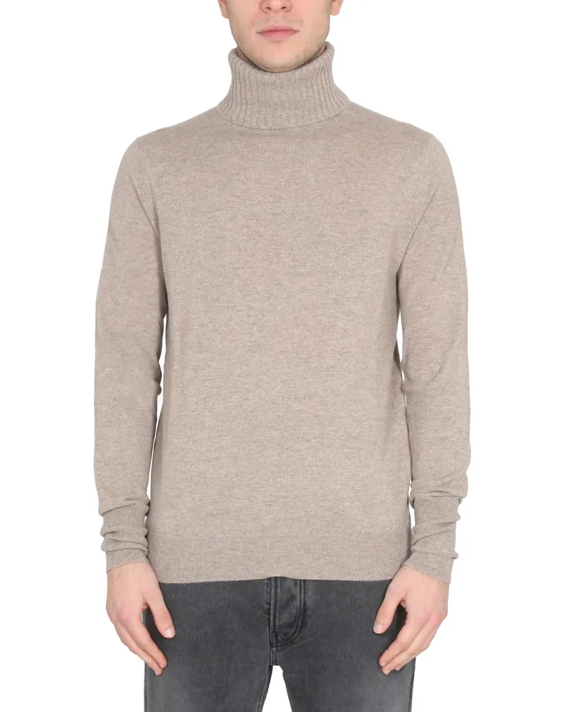 Ballantyne 100% Cashmere Turtleneck — Gray Gray
