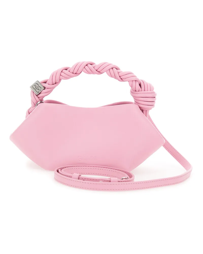 Ganni Women's Tote Bag Bou Mini Butter Pink Handbags Hand Pink