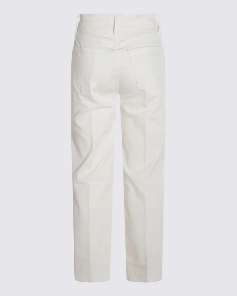 Mother Women's Jeans White _co Pl Ea White