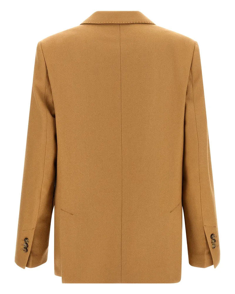 AMI Paris Wool Blazer — Camel Camel
