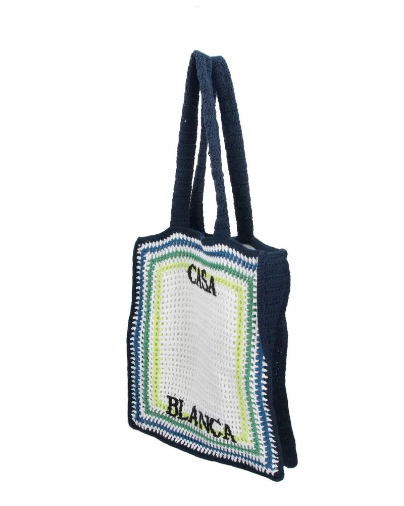Casablanca Paris Men's Bags White Cotton White