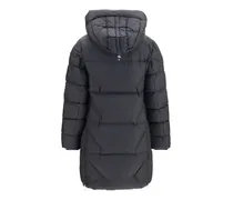 Down Coat — Black
