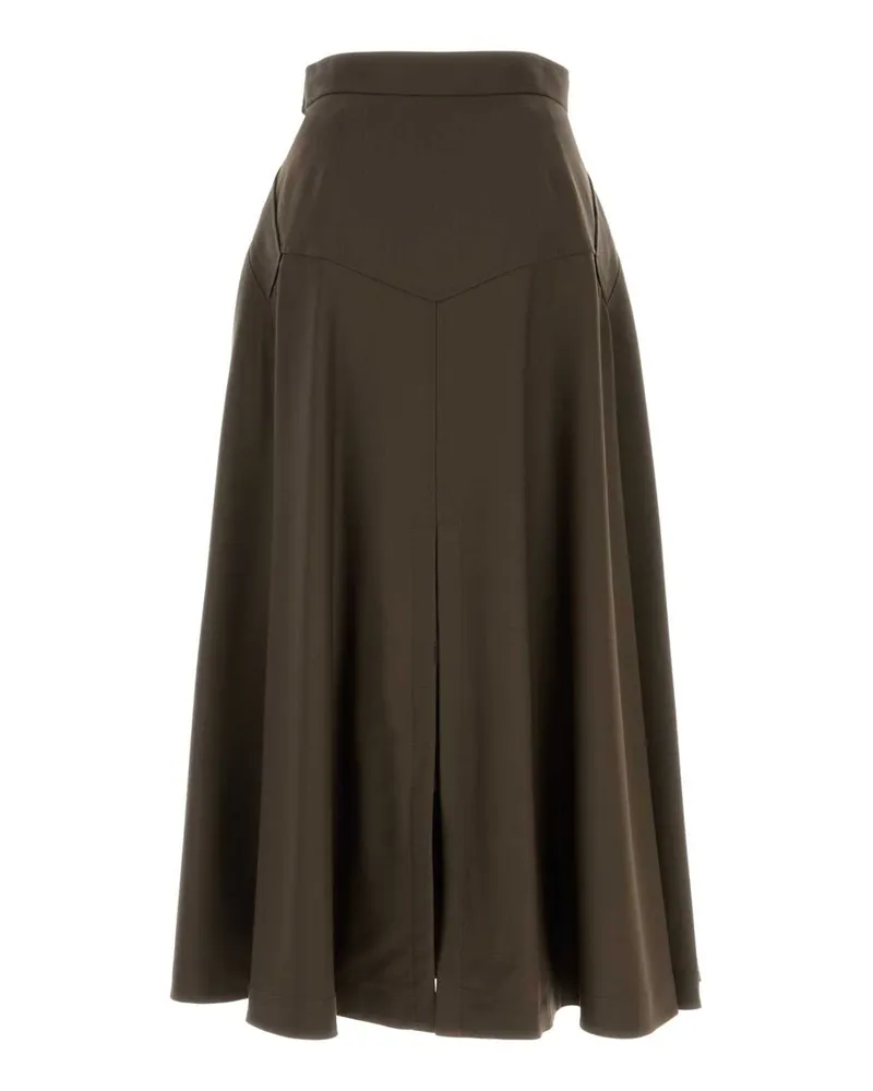 Burberry Brightcaper Exterior: Wool Gonne Skirt Brown