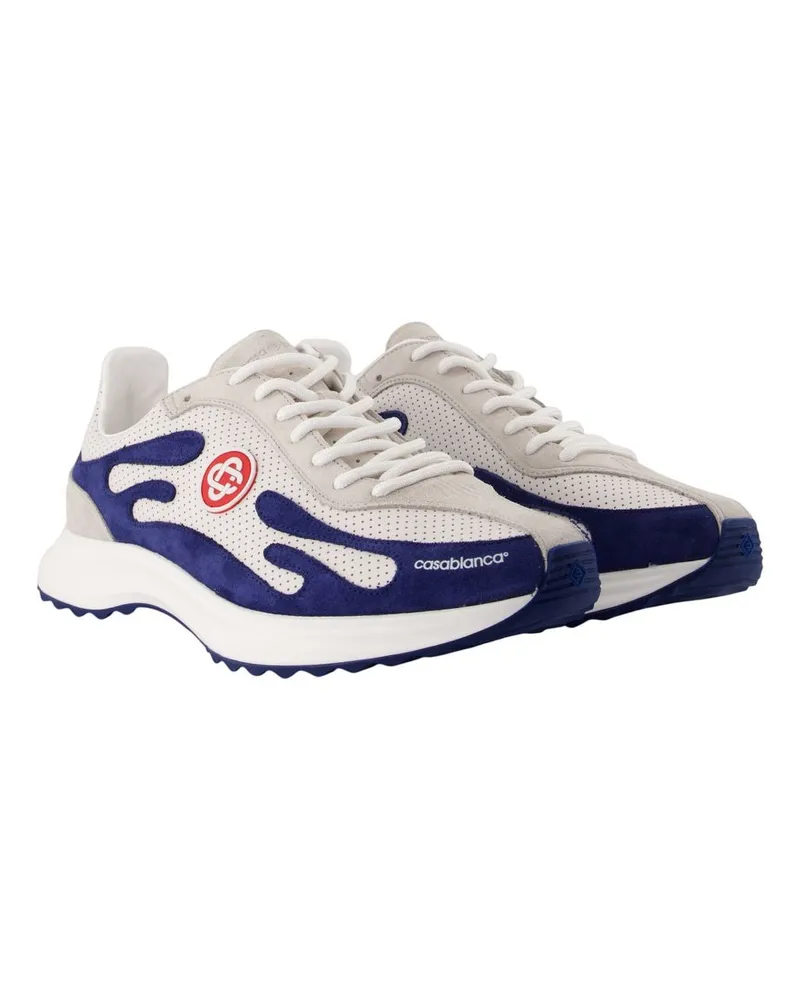 Casablanca Paris Men's Stade Sneaker Navy Synthetic Navy