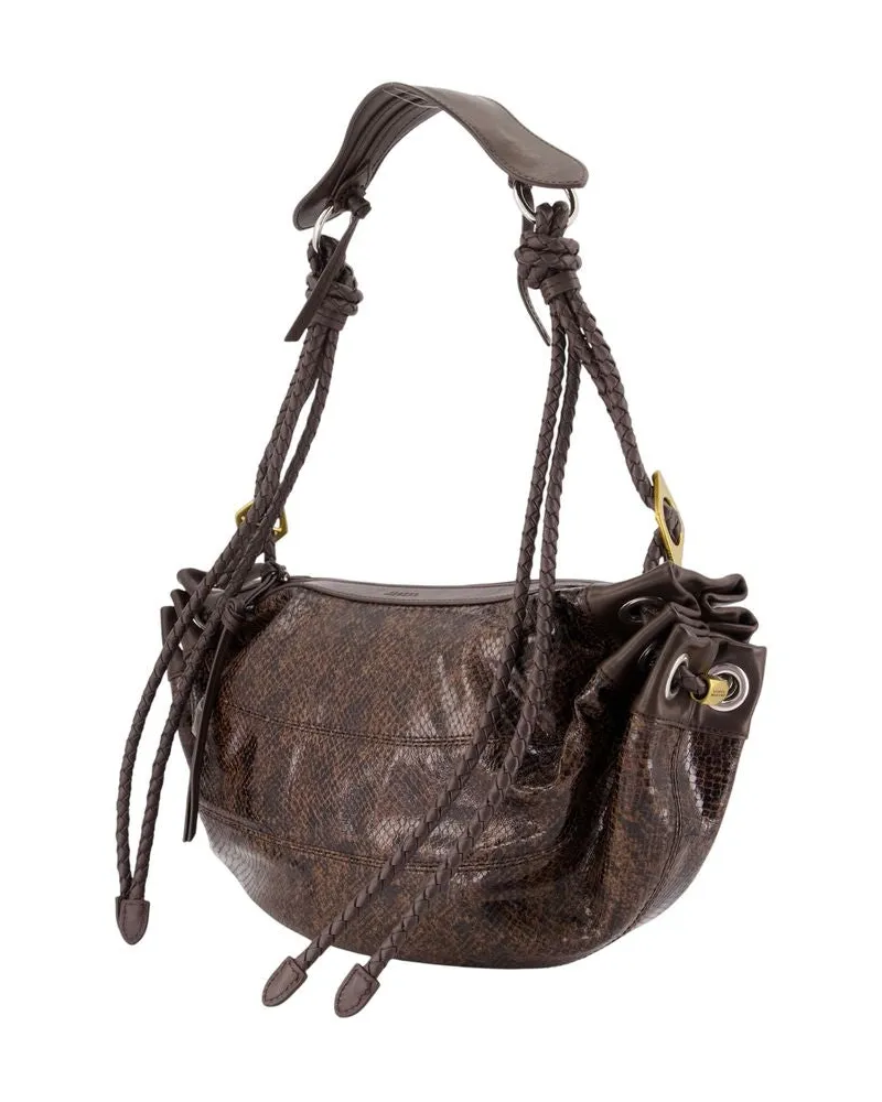 Isabel Marant Women's Maia Medium Shoulder Bag -  Leather Brown Calfskin Crossbodies Brown
