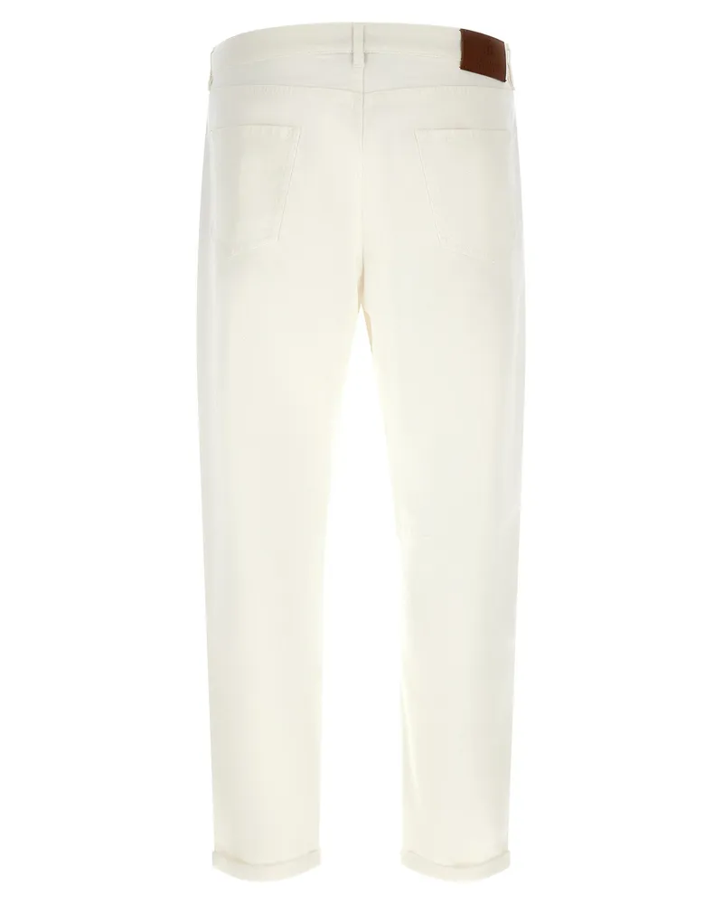 Brunello Cucinelli Tino Jeans — White White