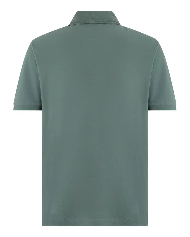 HUGO BOSS Cotton Blend Polo — Green 