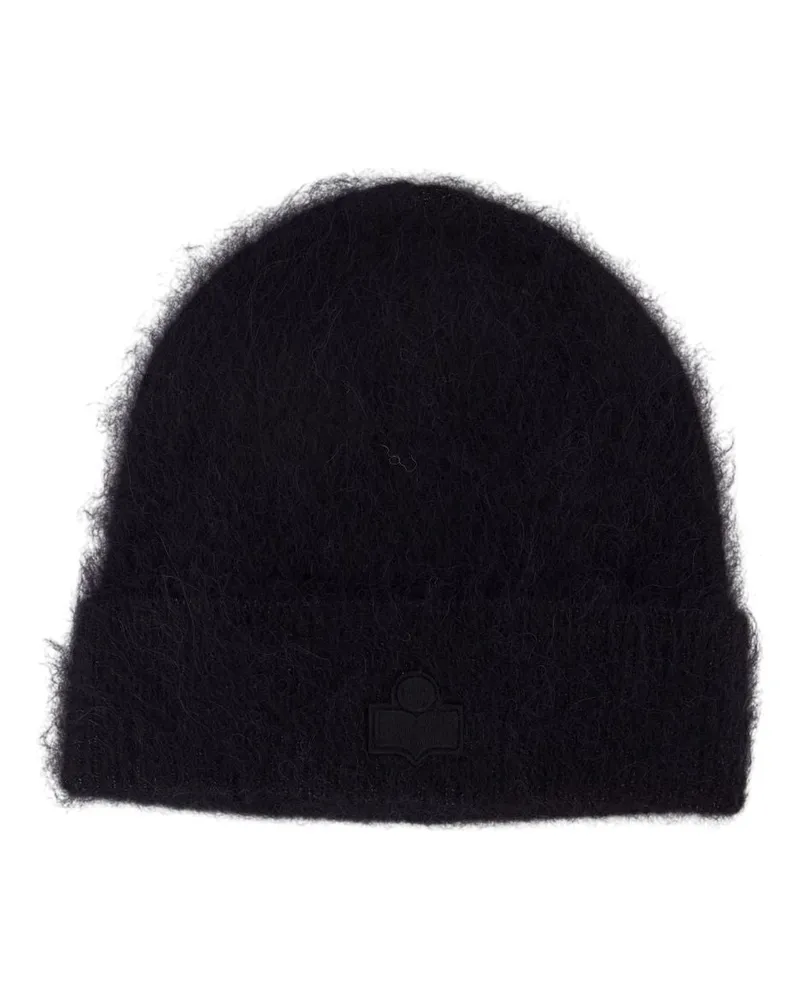 Isabel Marant Women's Be005mfa-D3d01a-01bk Beanie Black Wool Black