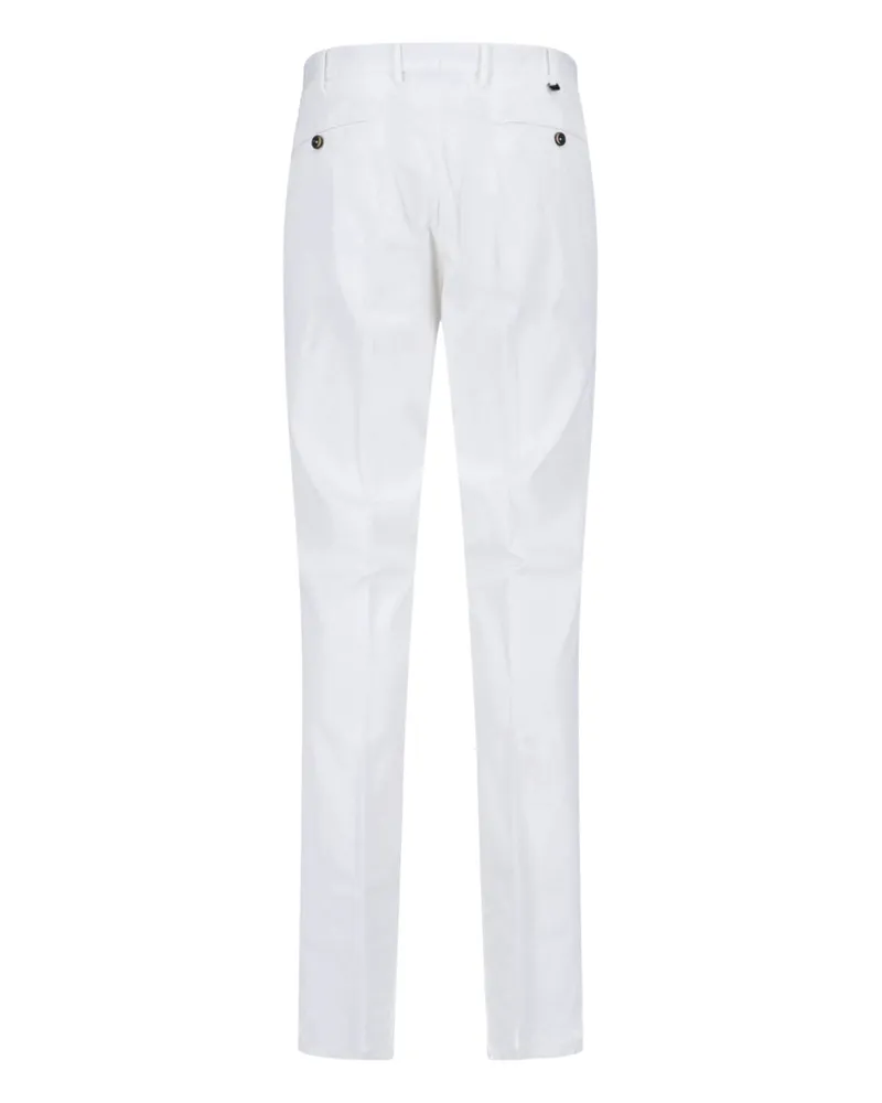 PT TORINO Men's Trousers White Lyocell White