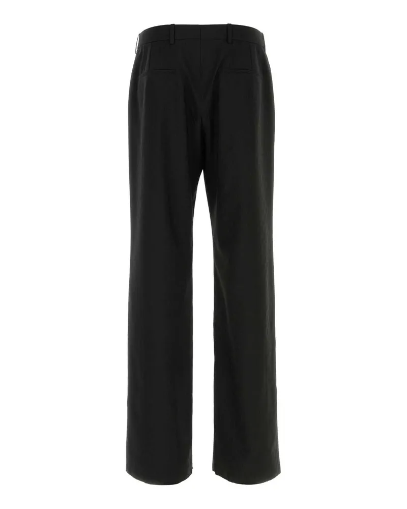 Gucci Men's Black Polyester Blend Pant Mix Pantaloni Black