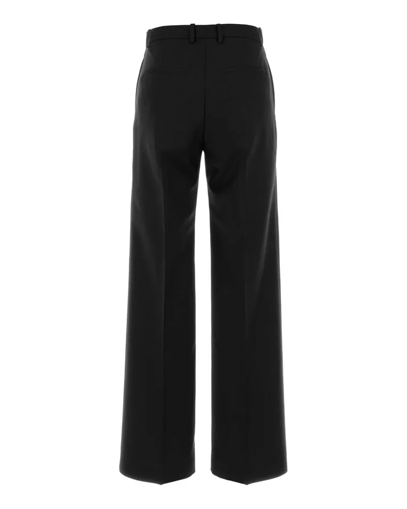 Jil Sander Virgin Wool Mohair Blend Trousers — Black Black