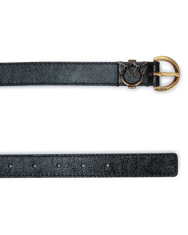 Pinko Women's Tamboril H2,5.low Bottalato Z99q Cinture Belt Black