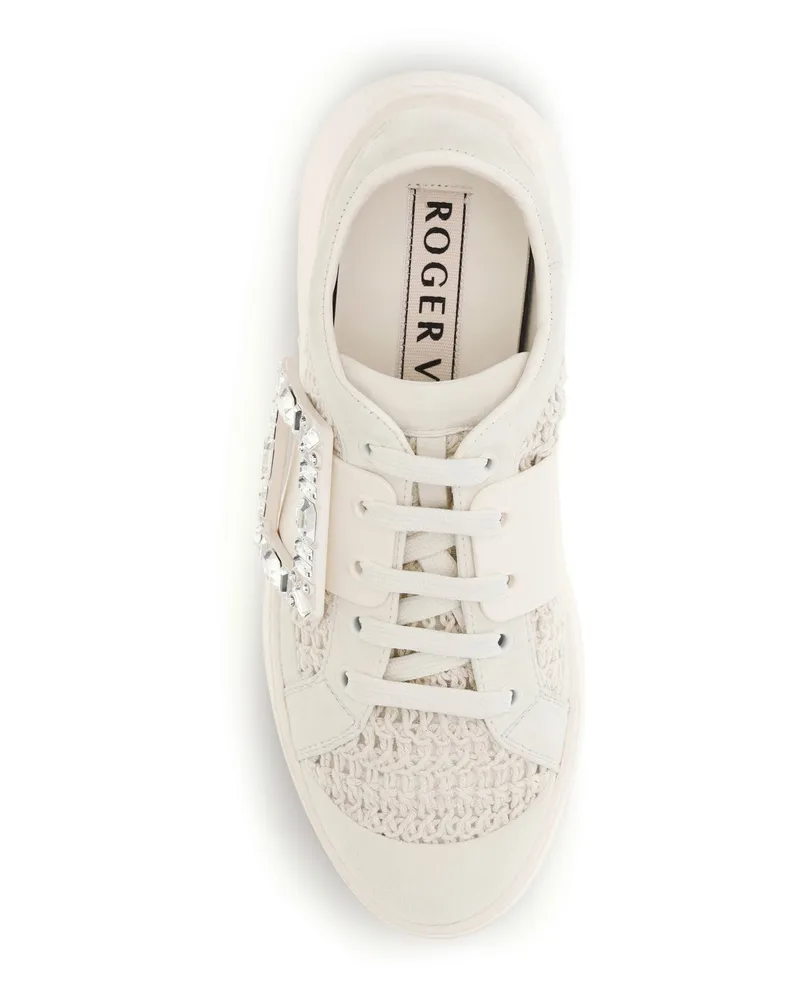 Roger Vivier Women's Sneakers Viv Skate White Marble Upper: Nylon Trainers White
