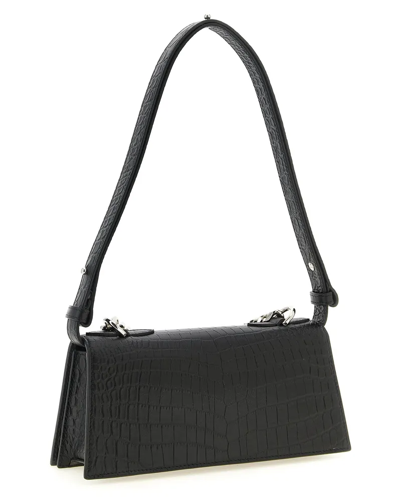 Alexander McQueen Women's Black Calfskin Shoulder Bag Black