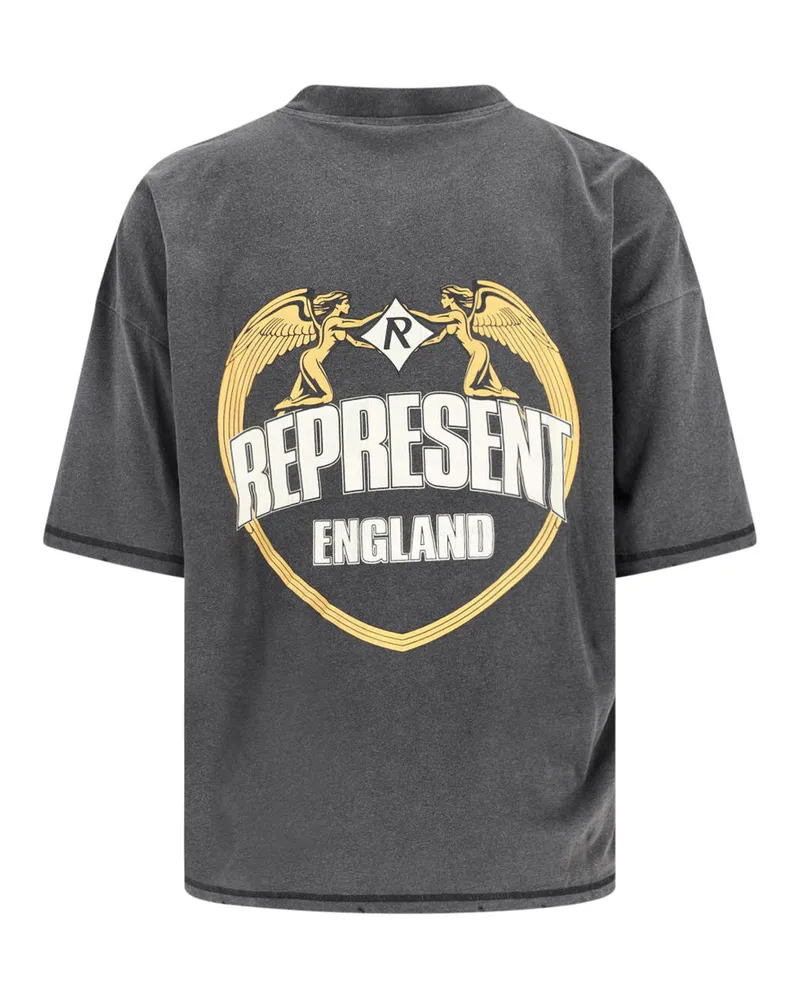 REPRESENT Men's T-Shirts And Polos Grey Cotton Gray