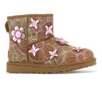 Women's Classic Ankle Boot Brown Upper Material