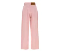 Women's Cotton Denim Jeans Pink