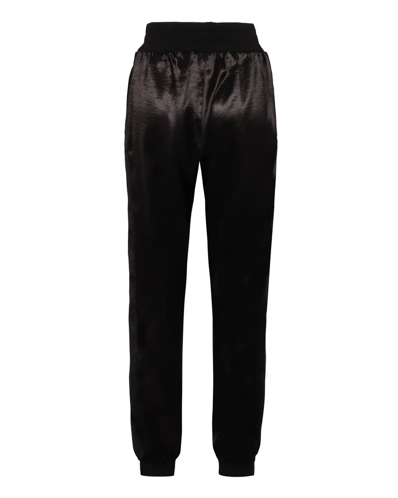 Dsquared2 Women's Black Techno Fabric Track Pants Polyester Black