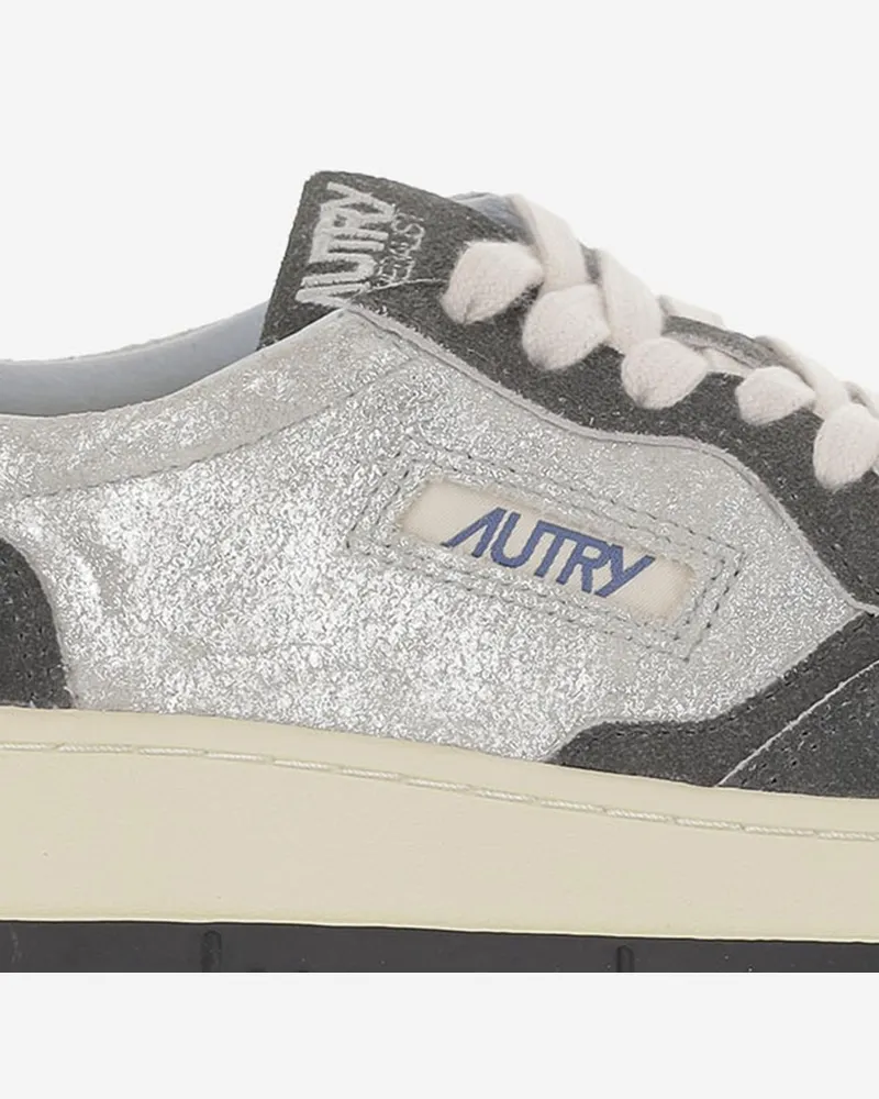 AUTRY Women's Sneakers Medalist Low Multicolour Leather Trainers Multicolor