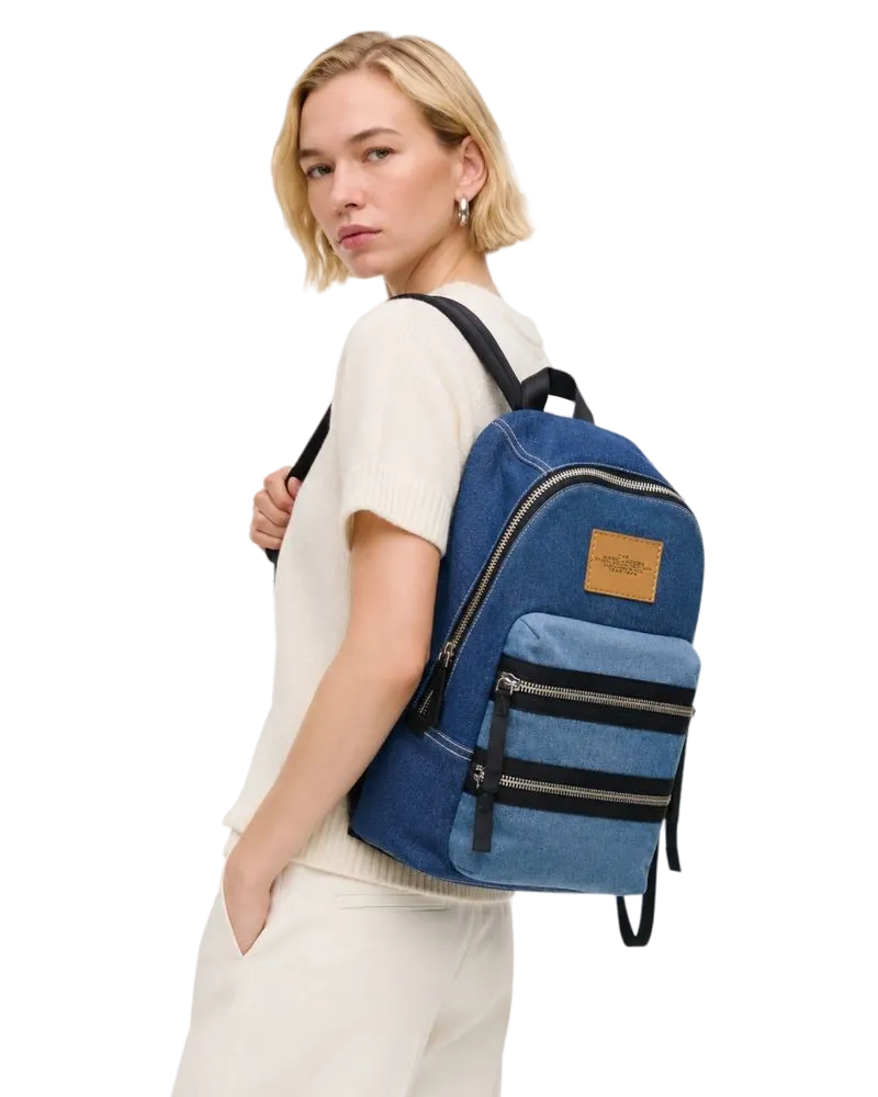 Marc Jacobs Women's Backpack Blue Cotton Denim Bags - Backpacks Blue