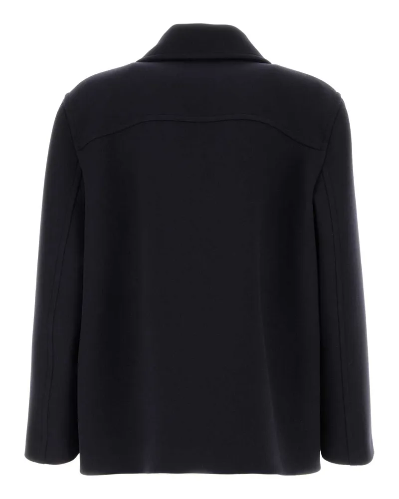 Valentino Garavani 5v3cjj00a8y 598 Navy Cappotti Coat Navy